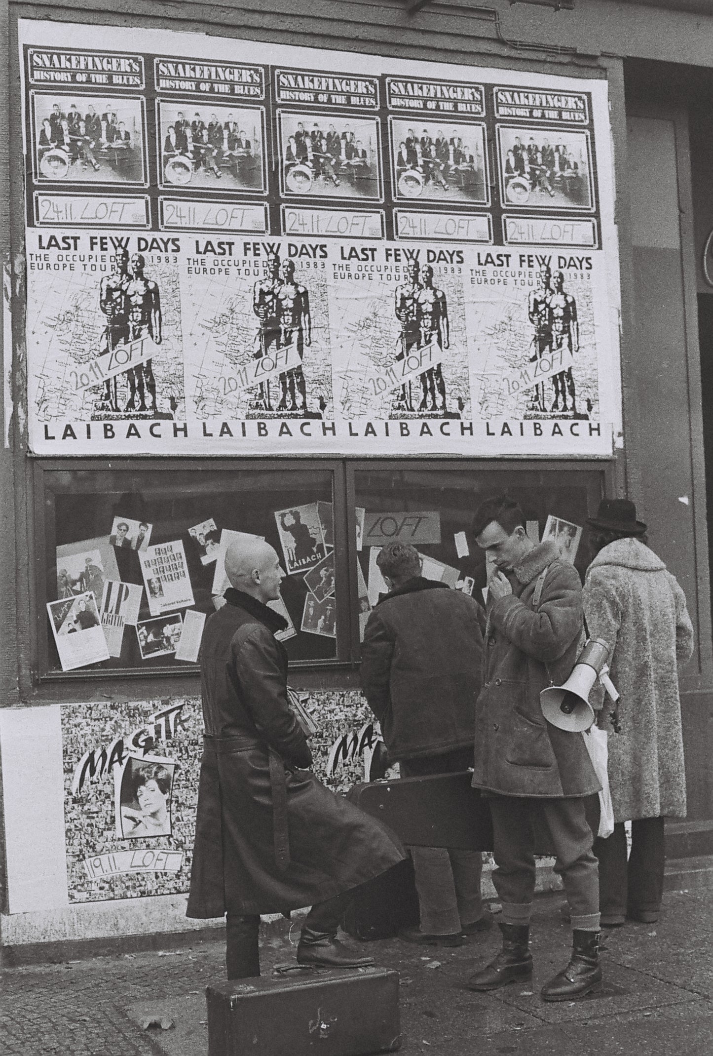 The Occupied Europe Tour 1983 - Poster