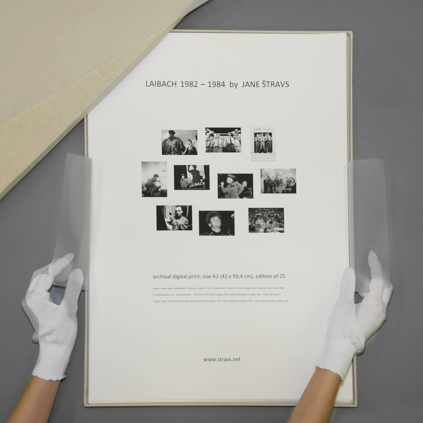 LAIBACH 1982 - 1984 by Jane Štravs - Photographic folder