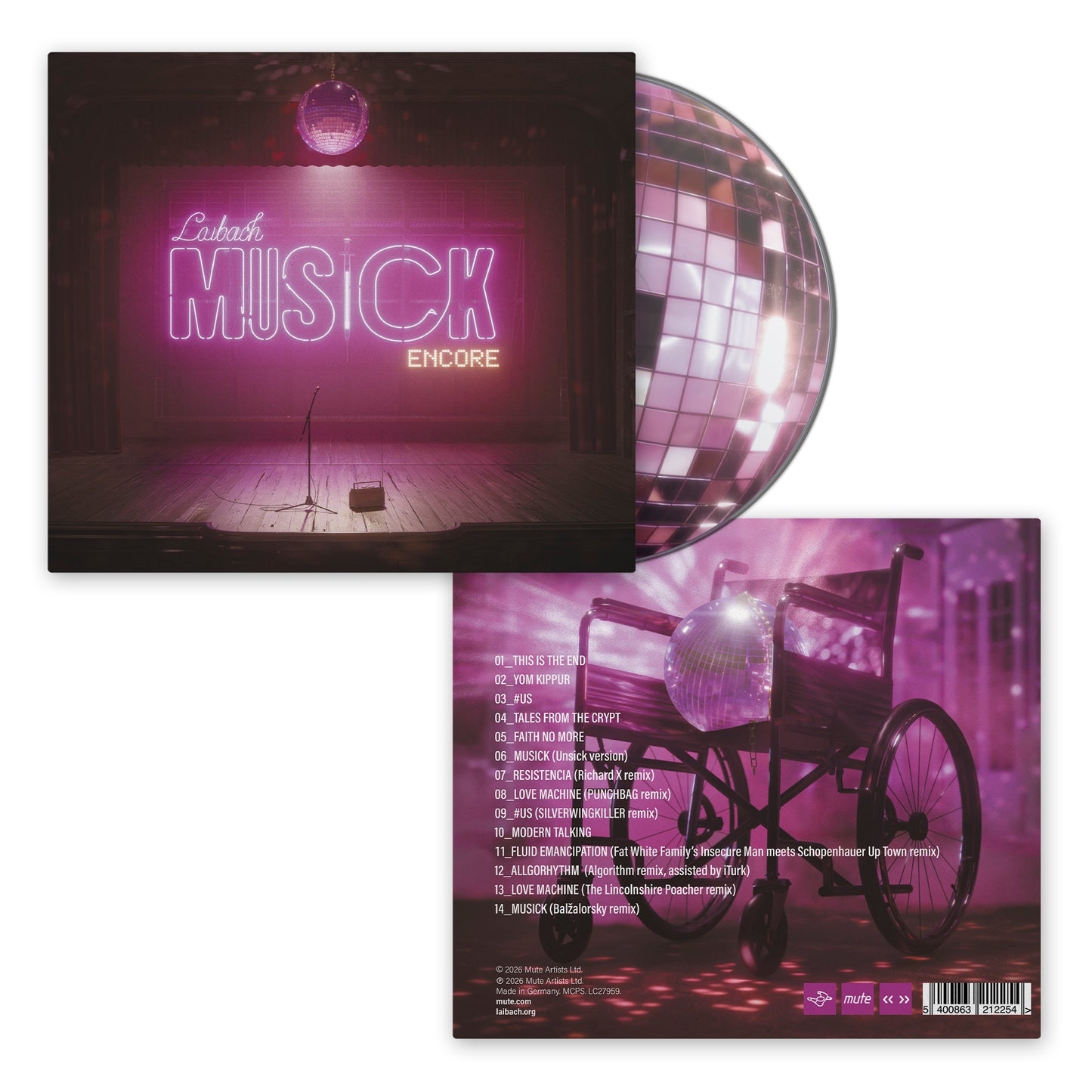 Pre-order: Laibach MUSICK : ENCORE – CD