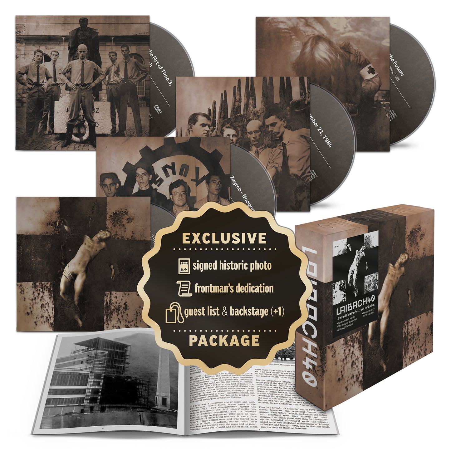 Preorder Laibach 40 CD Box – Exclusive package