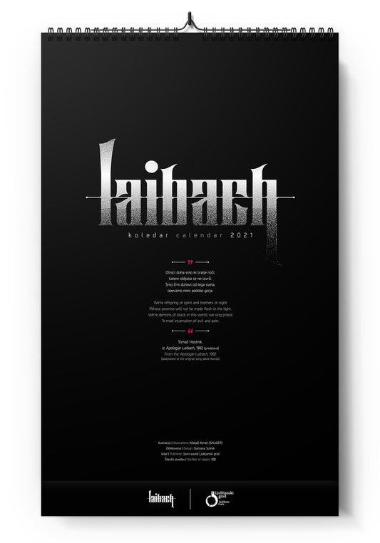 Laibach Calendar 2021
